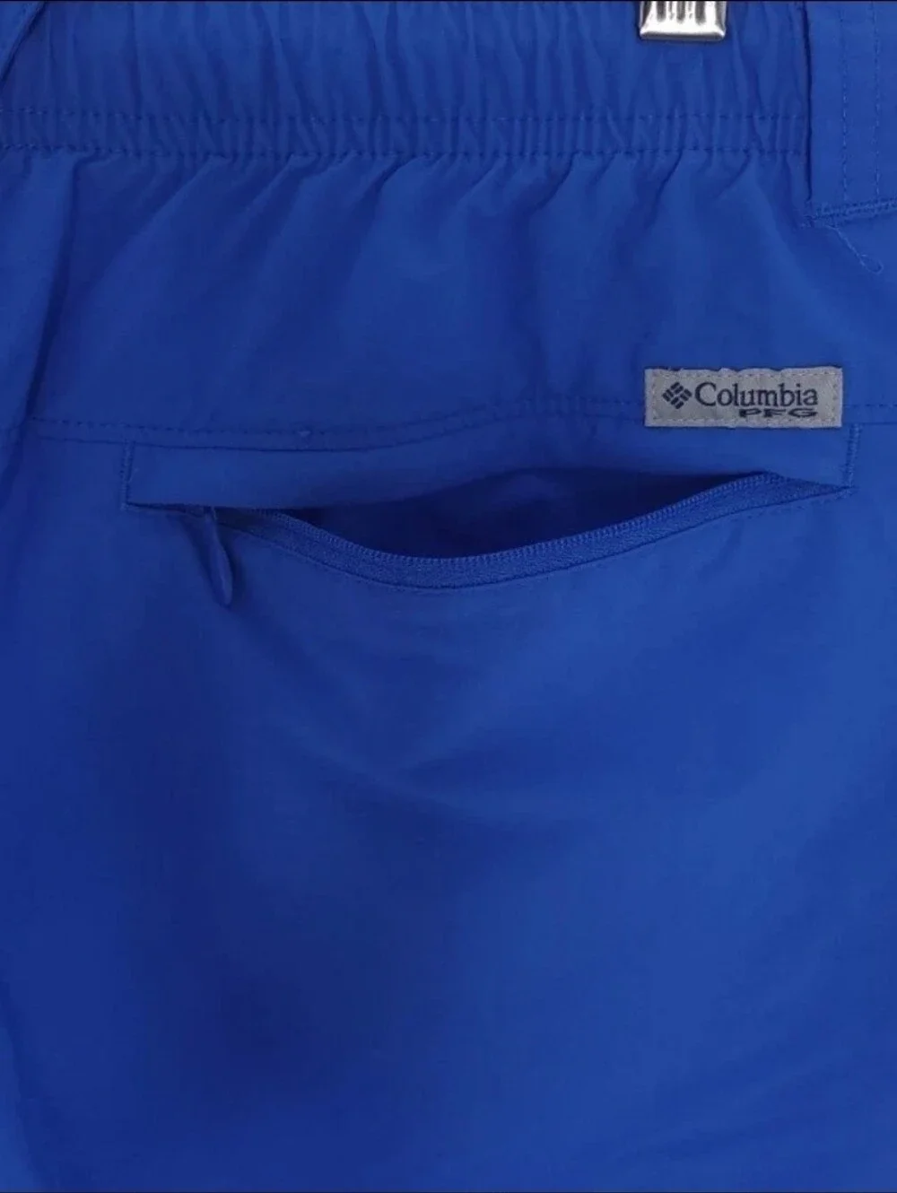 Columbia PFG Solid Blue Large Swim Board Shorts Mens Large